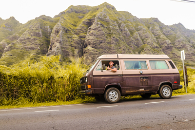 image of a Volkswagon Vanagon Campervan